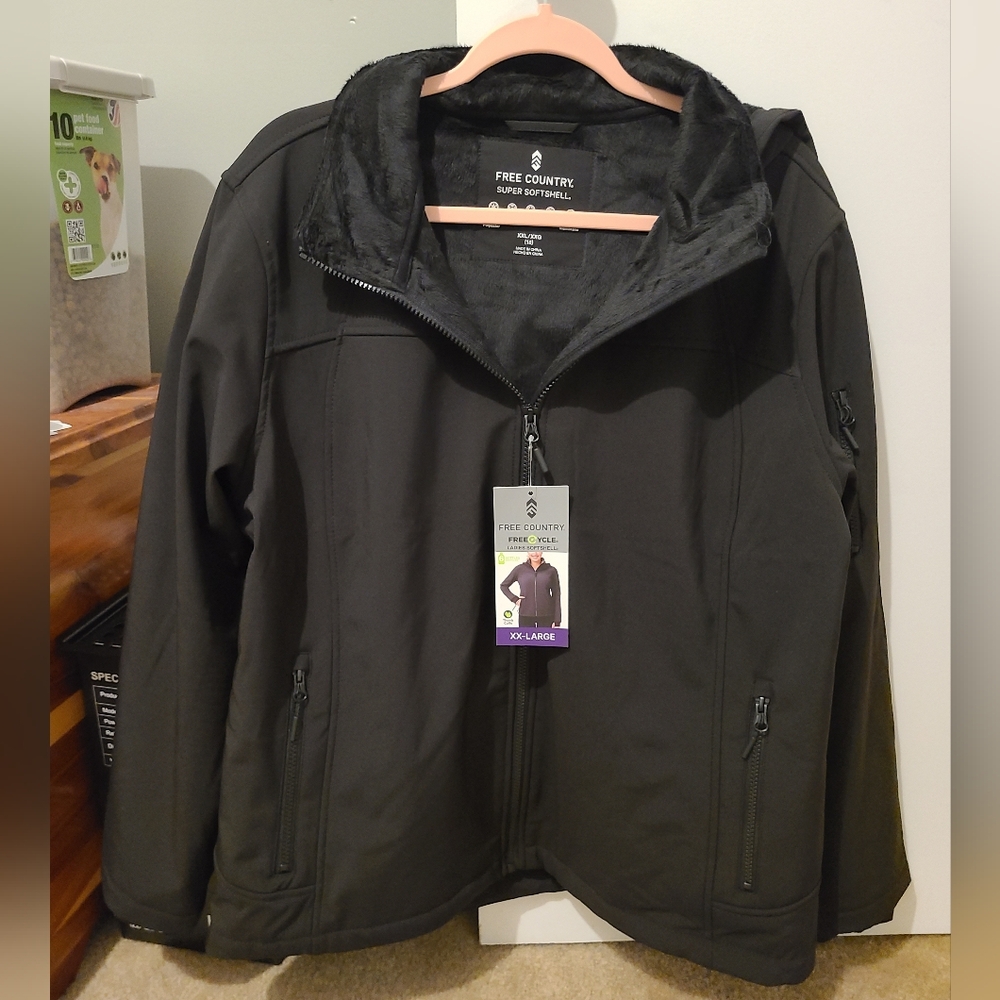 Free Country Softshell Fleece Lined Jacket XXL